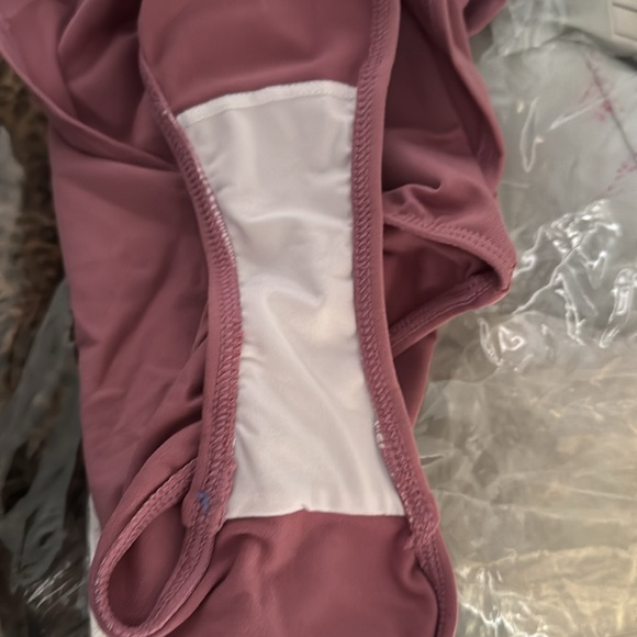 free people SMALL streamline bodysuit frosted berry - Picture 3 of 6